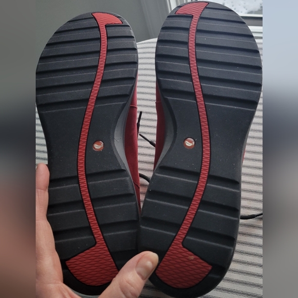 Size 11 Clarks Unstructured Leather Lace-Up Boots - Un Adorn Walk - Picture 3 of 8